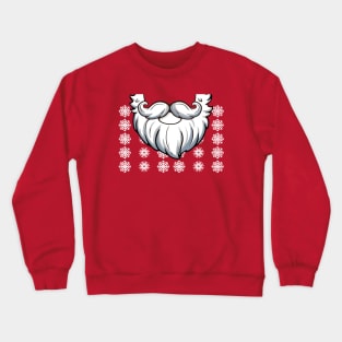 Christmas Santa Face mask Crewneck Sweatshirt